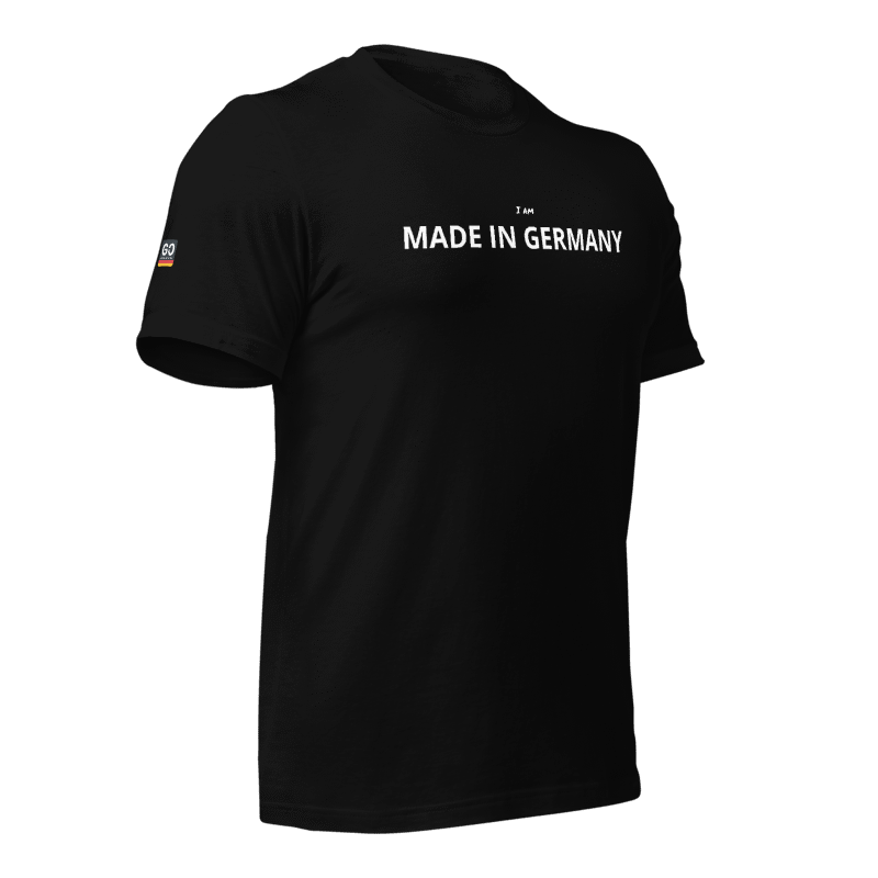 "I am Made in Germany" - weiß - Unisex-T-Shirt
