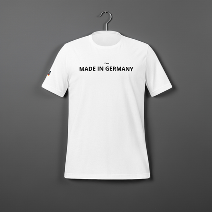 "I am Made in Germany" - schwarz - Unisex-T-Shirt